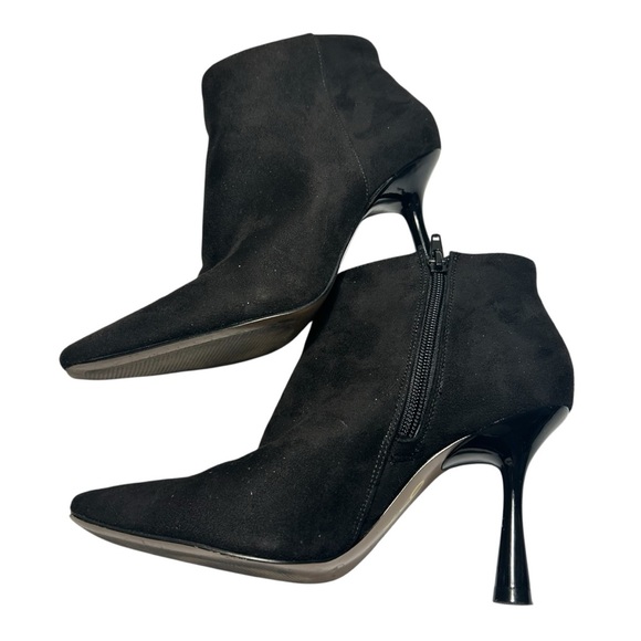 Mix 6 Lexey Square Toe Spike Heeled Booties Womens Sz 6 - Picture 8 of 12